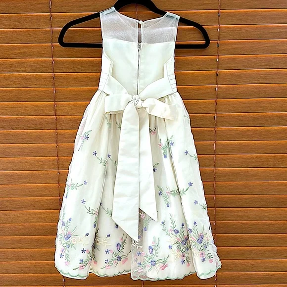 Cinderella formal floral embroidered dress - Picture 2 of 7